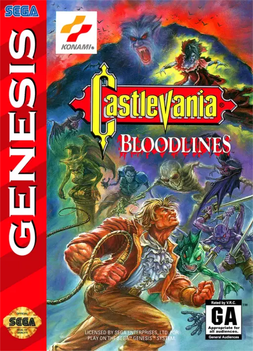 Castlevania: Bloodlines Cover