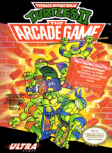 Teenage Mutant Ninja Turtles II:The Arcade Game Cover